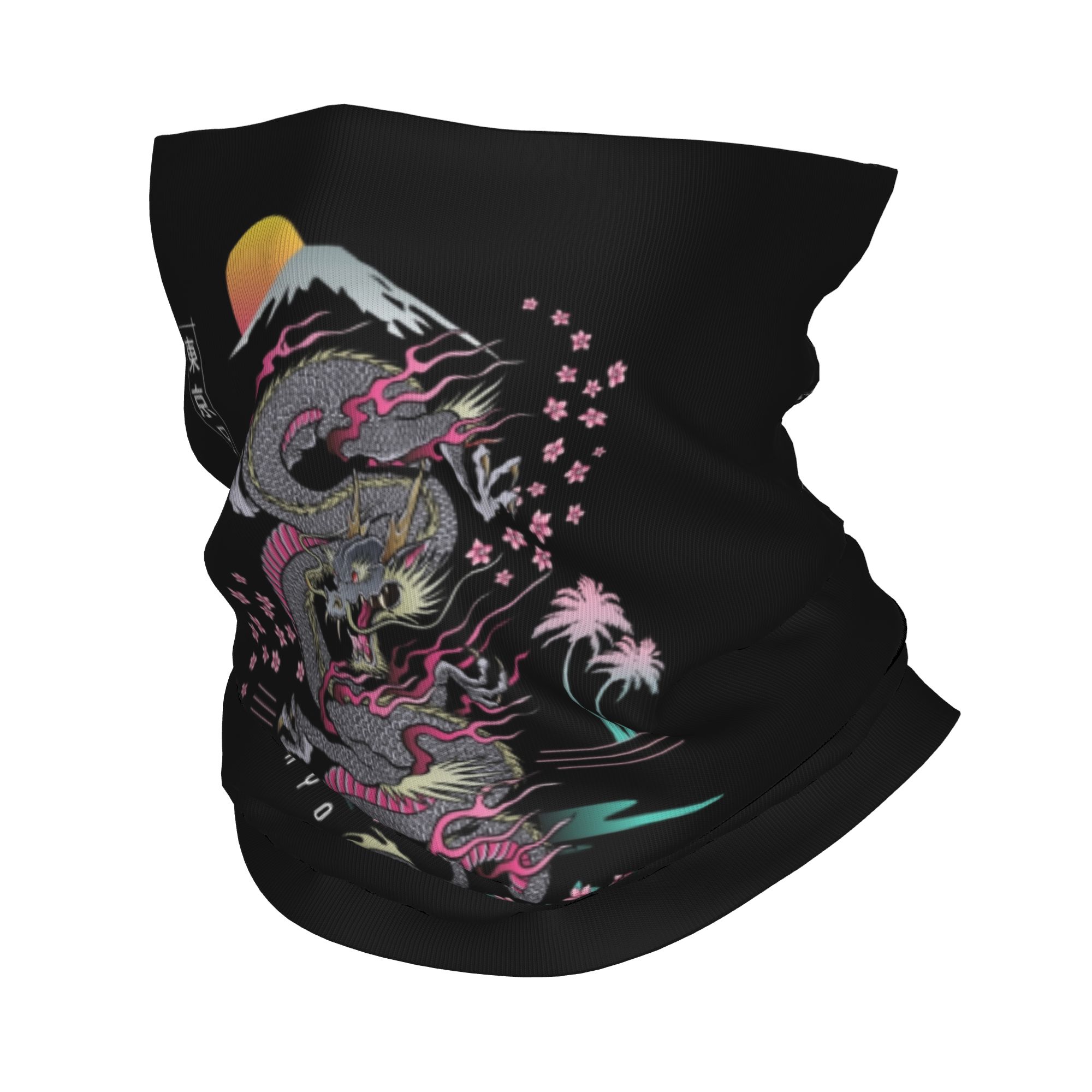 Neck Warmer Tube - 커스텀 도쿄 일본 드래곤 겨울 헤드밴드