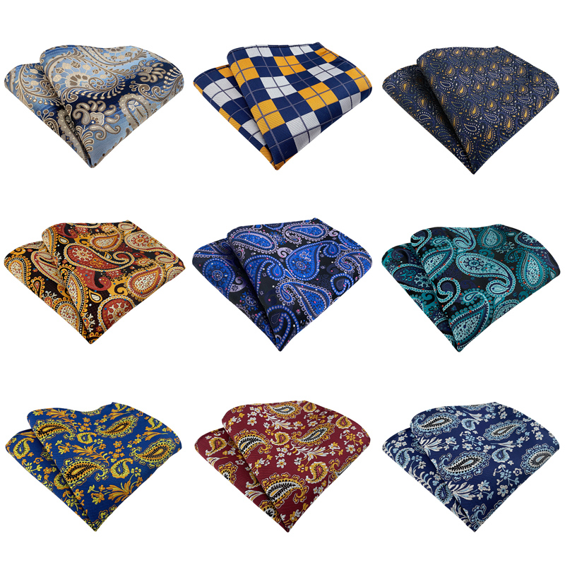 Pocket Square Set - 최신 스타일 포켓 스퀘어 손수건 우아한