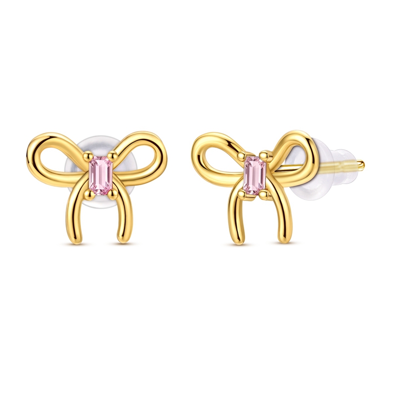 Tie Clip Silver - 925 스털링 실버 골드 도금 귀걸이