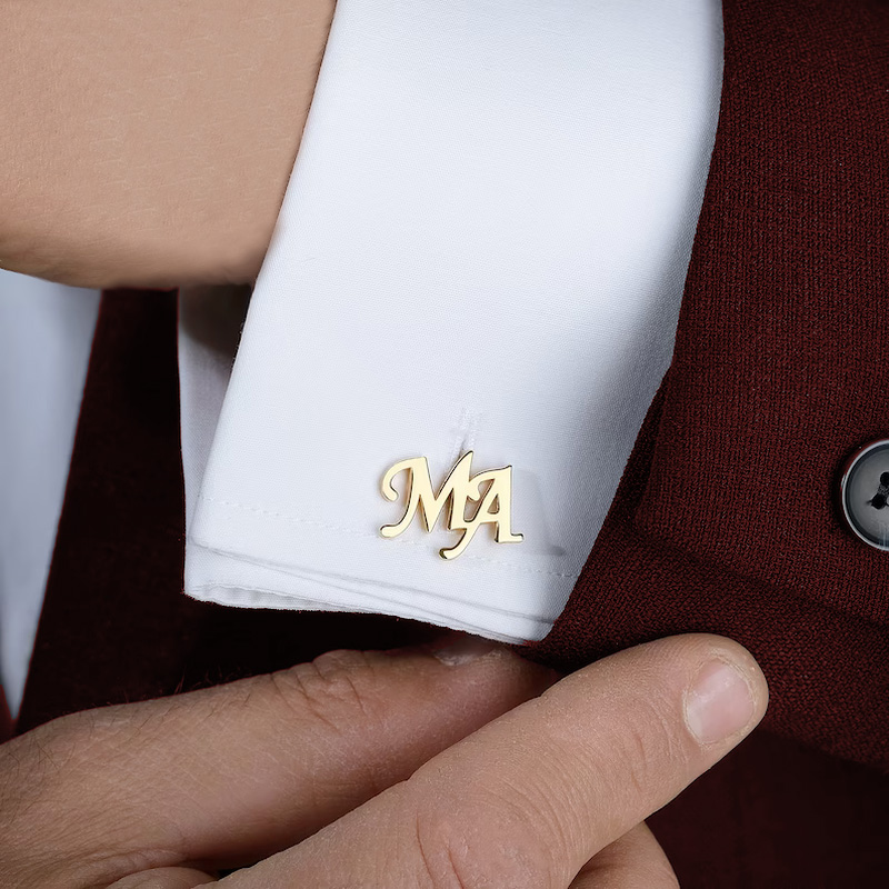 Tie Clip Silver - 남성용 맞춤형 커프스 단추, 맞춤형 로고