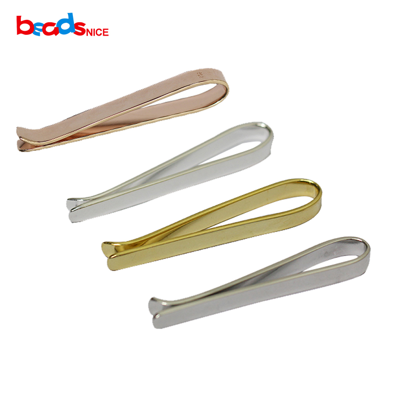 Tie Clip Silver - Beadsnice 순수 925 스털링 실버 넥타이