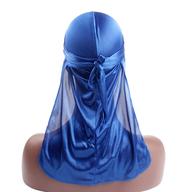 Bandana Doo Rag - 새틴 듀라그 여성 남성 헤드스카프 터번