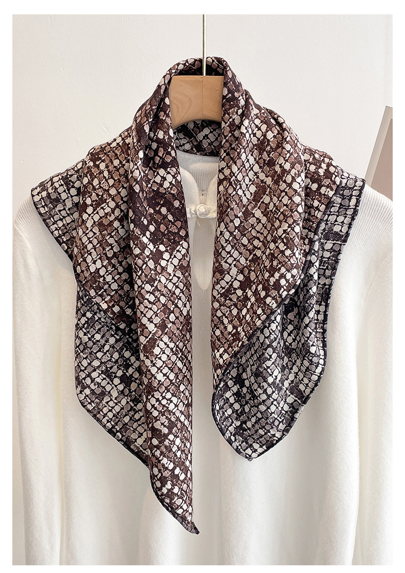 Muffler Men Wool - 70% 울 30% 실크 여성용 스카프