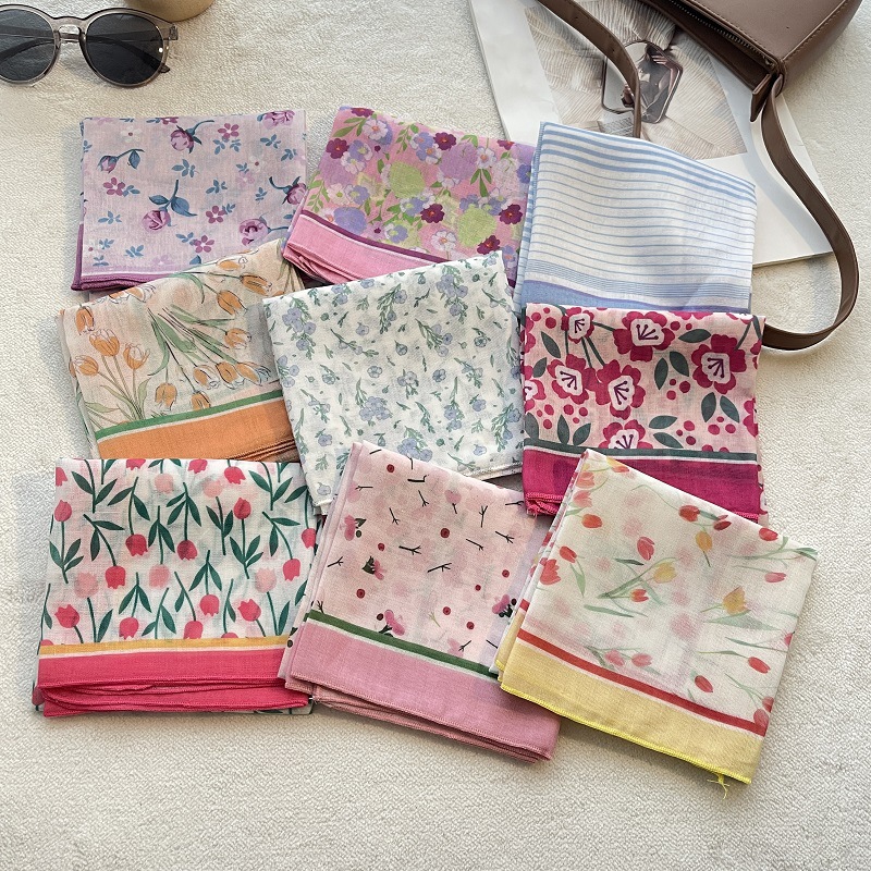 Bandana Cotton - 58cm 새로운 반다나 디자이너 코튼 스퀘어