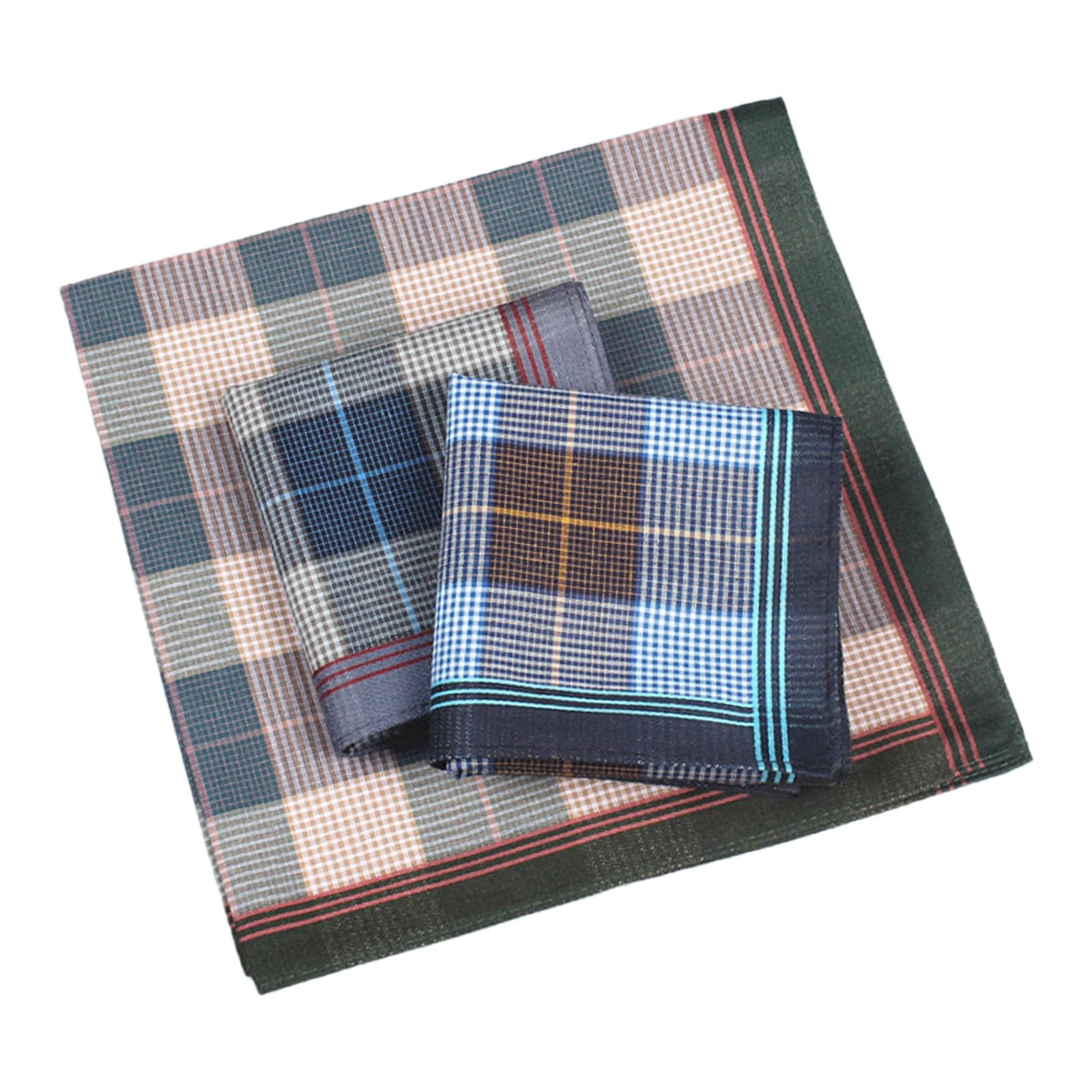 Handkerchief Cotton Men - 6Pcs 포켓 스퀘어 손수건, 남성용 여성용