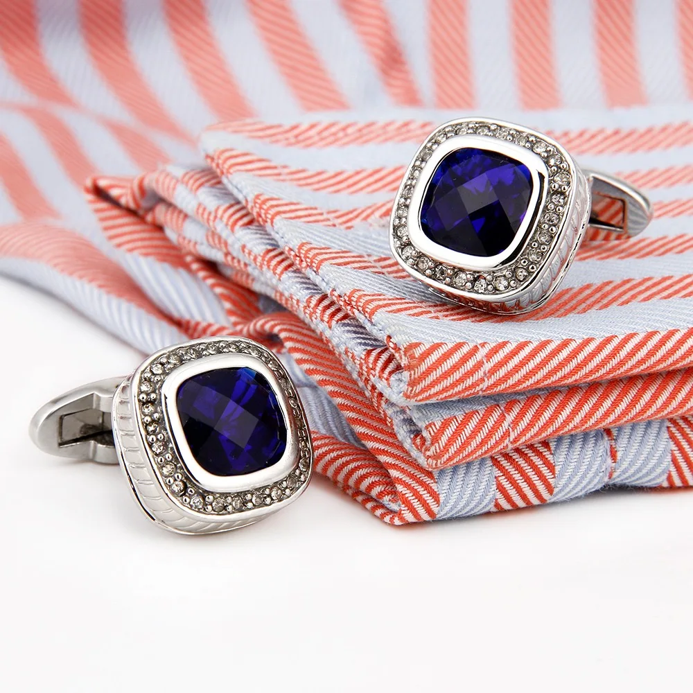 Tie Clip Silver - 남성용 고급 고품질 셔츠 스터드 버튼