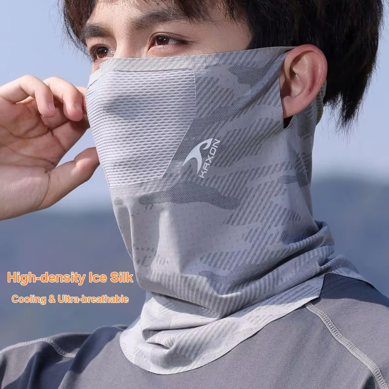 Silk Neck Scarf - 넥 게이터 사이클링 쿨링 페이스 커버
