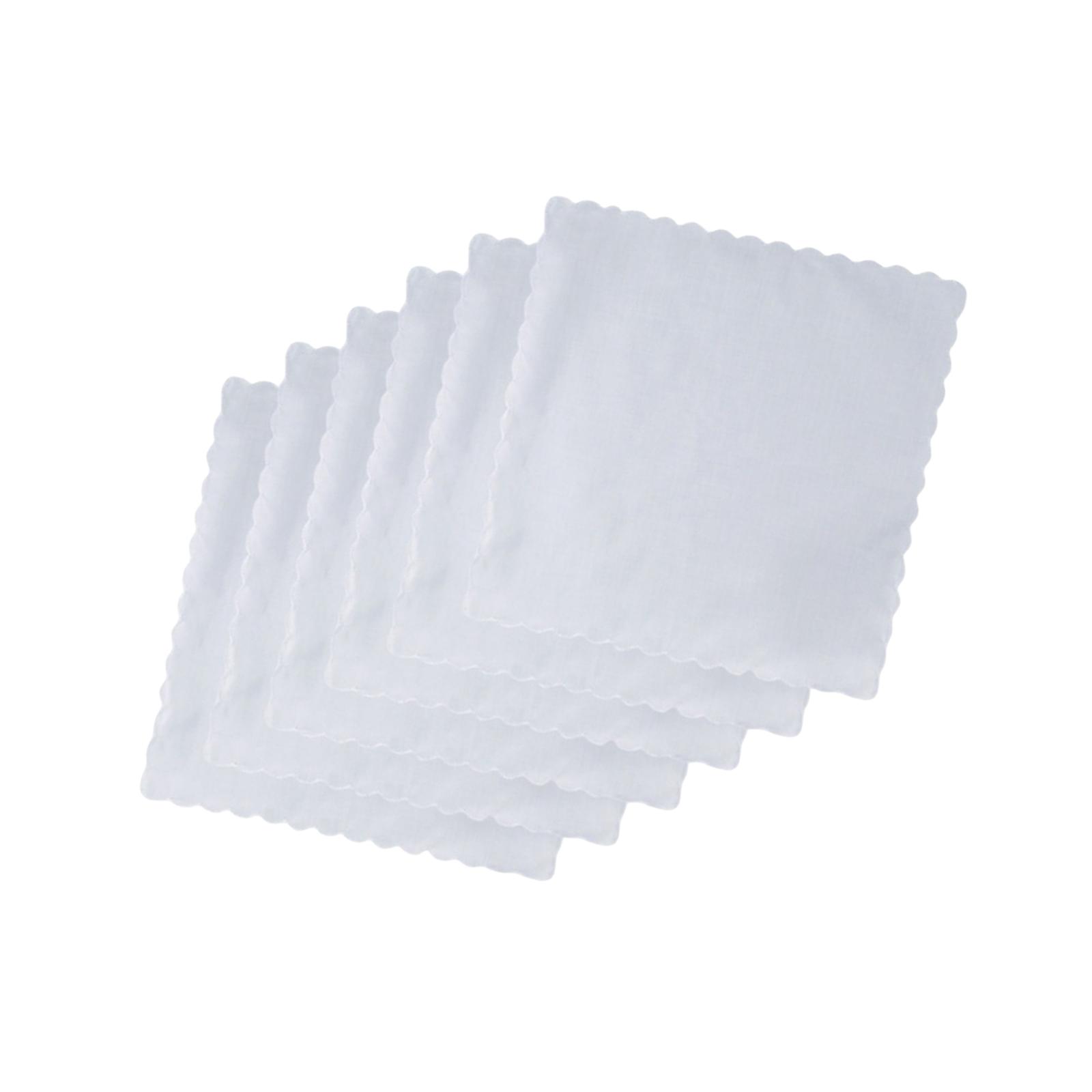 Handkerchief Cotton Men - 남성용 면 손수건 6개, 정장용 수건,