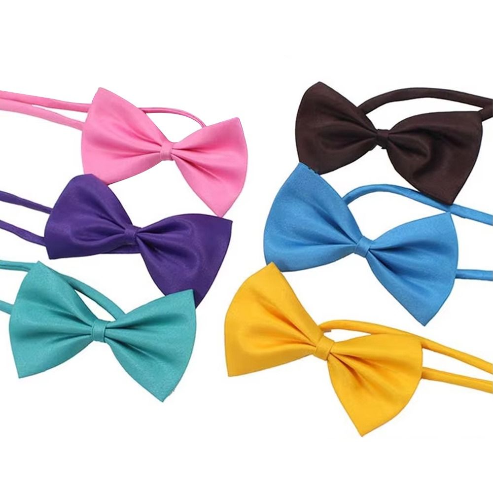 Bow Tie Pre Tied - 귀여운 아동용 나비 넥타이, 조절 가능한