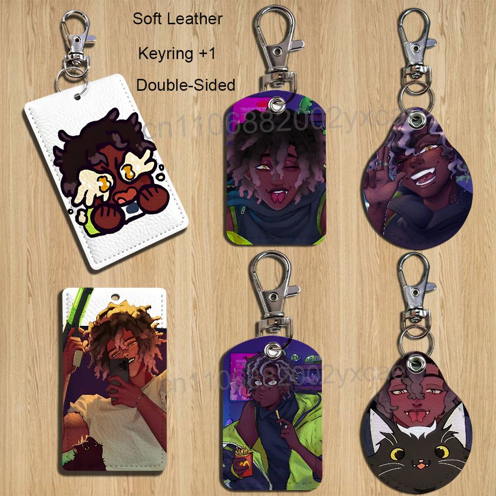 Lanyard Badge Holder - M-Micah Yujin GAME ERROR 143 가죽