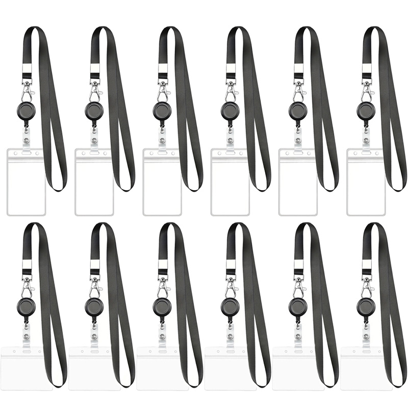 Lanyard Badge Holder - 1-3개 방수 ID 배지 홀더 (랜야드