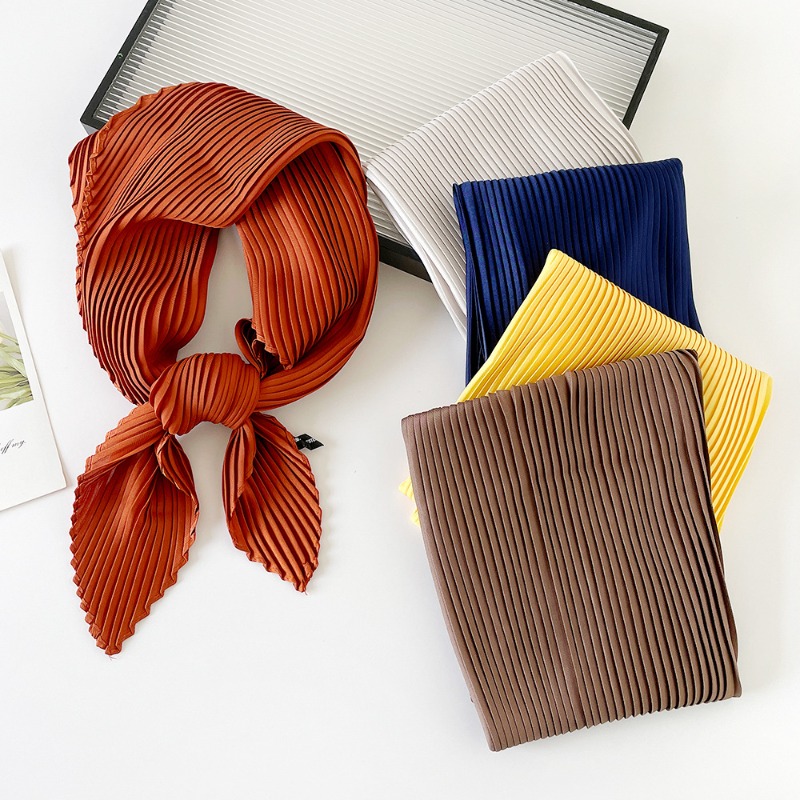 Head Wrap Turban - 26가지 색상 여성용 스퀘어 스카프 슬림