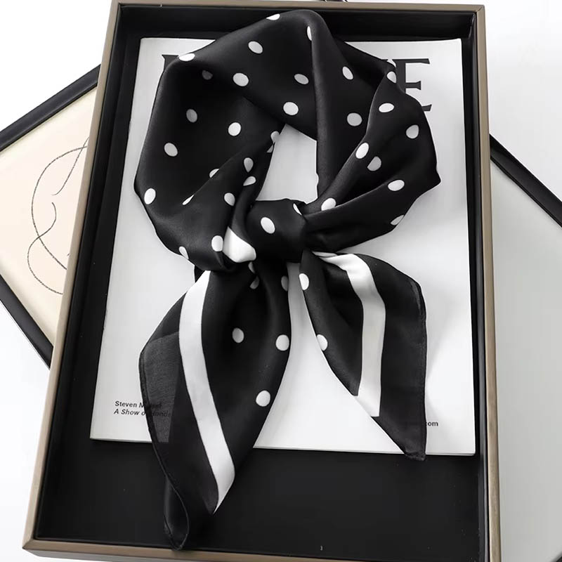 Head Wrap Turban - 럭셔리 여성용 헤어 스카프 실크 스퀘어