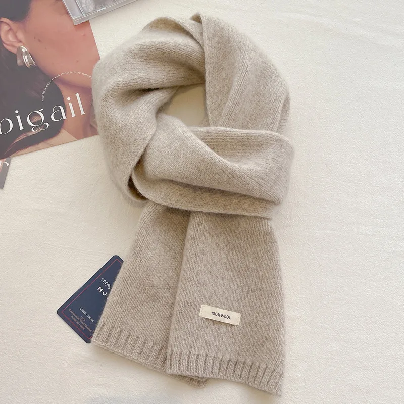Muffler Men Wool - 고품질 100% 양모 스카프 남성 여성