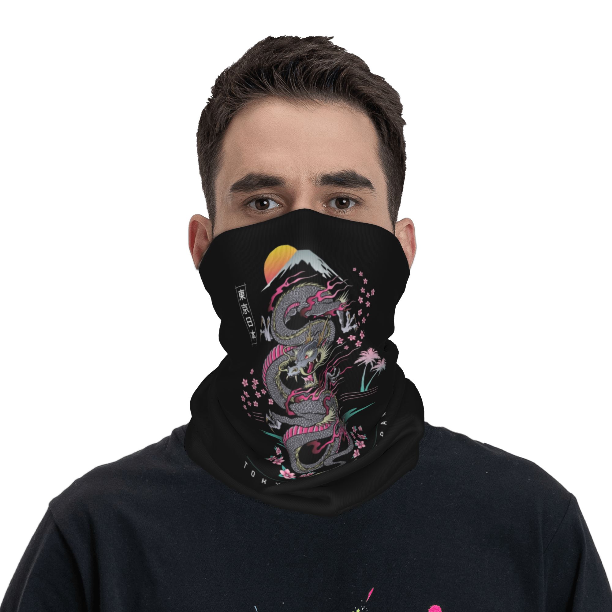 커스텀 도쿄 일본 드래곤 겨울 헤드밴드 넥워머 남녀 스 - Neck Warmer Tube 리뷰 및 가격