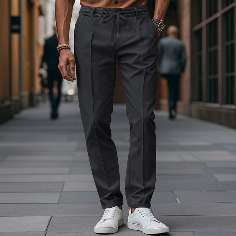 남성용 아메리칸 스타일 가을 겨울 단색 캐주얼 팬츠 슬 - Skinny Tie Men 리뷰 및 가격