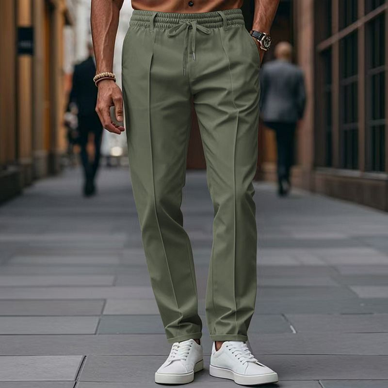 남성용 아메리칸 스타일 가을 겨울 단색 캐주얼 팬츠 슬 - Skinny Tie Men 리뷰 및 가격