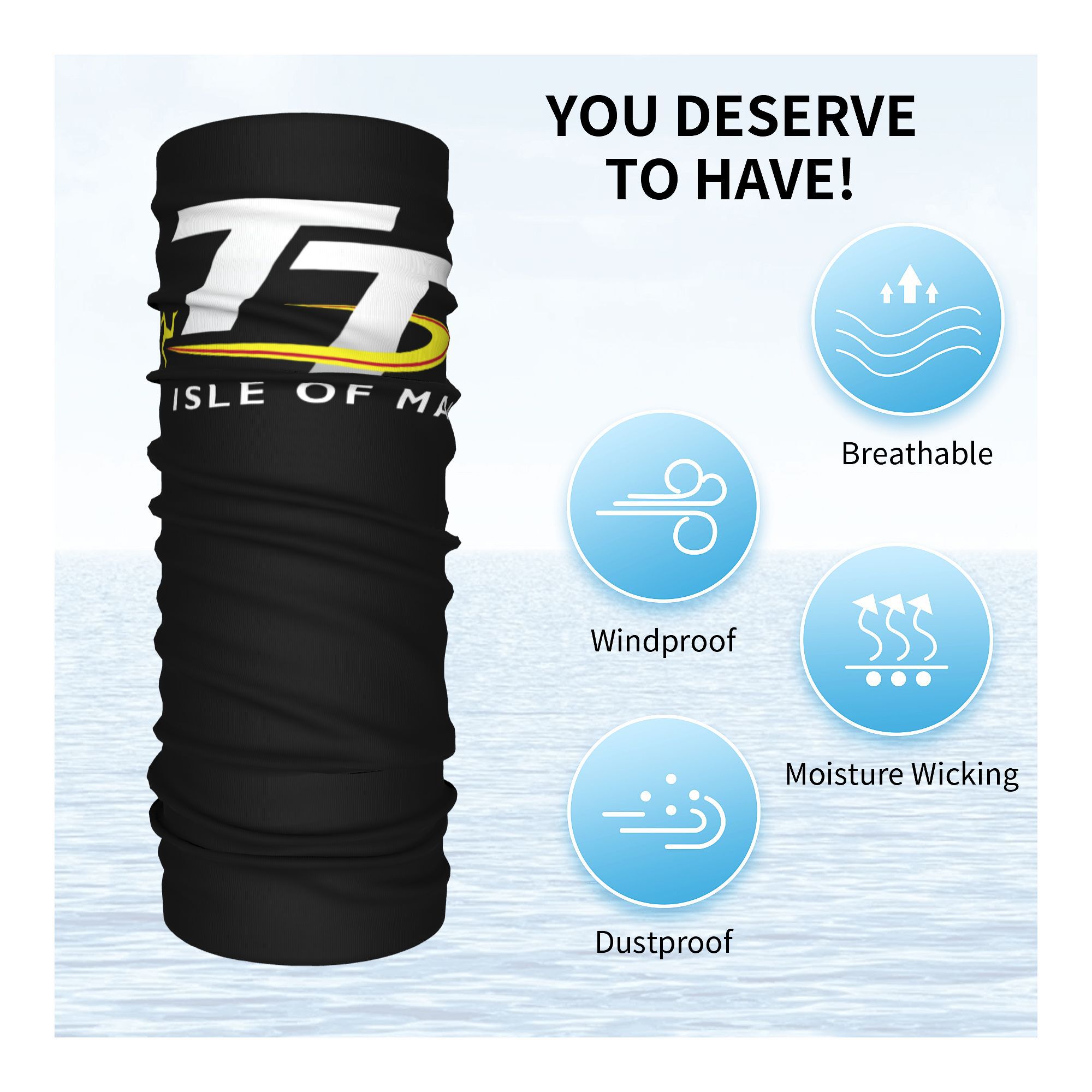 사용자 정의 오토바이 스포츠 Isle of Man TT - Neck Warmer Tube 리뷰 및 가격