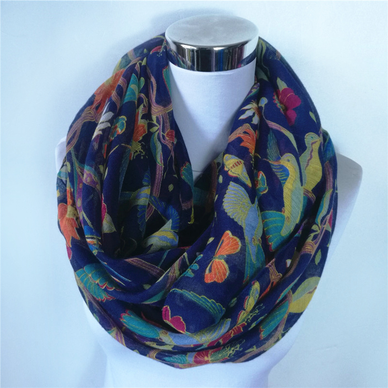 새로운 까치 새 인쇄 Viscose Match Ipek - Infinity Scarf Knit 리뷰 및 가격