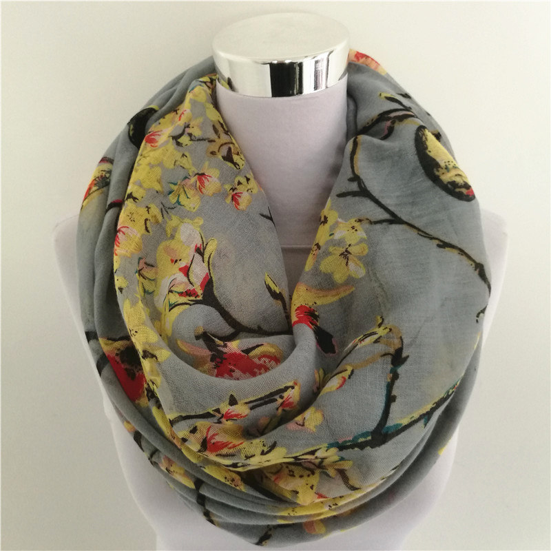 새로운 까치 새 인쇄 Viscose Match Ipek - Infinity Scarf Knit 리뷰 및 가격