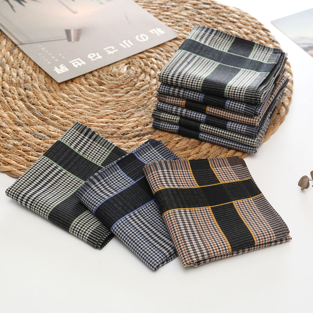 3/6/12개 남성용 순면 손수건 빗질한 실 고급 비즈 - Handkerchief Cotton Men 리뷰 및 가격