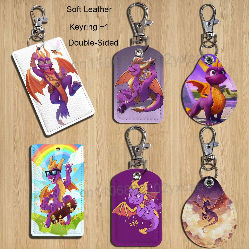 게임 스파이로 더 드래곤 스팍스 가죽 키체인 배지 홀더 - Lanyard Badge Holder 리뷰 및 가격
