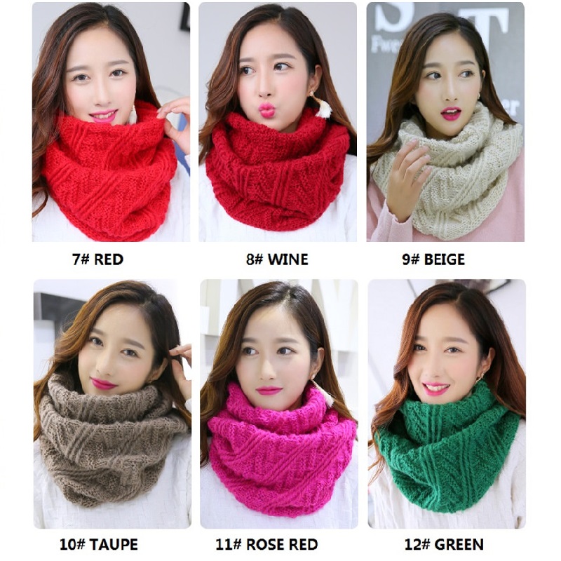 VISROVER 컬러 스카프 여성 겨울 니트 Lic 스 - Infinity Scarf Knit 리뷰 및 가격