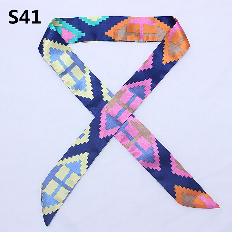 47 색상 브랜드 두건 작은 실크 가방 스카프 여성 머 - Silk Neck Scarf 리뷰 및 가격