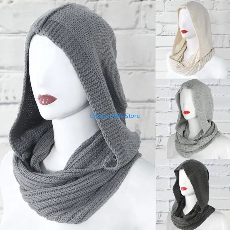 50LE 여성용 겨울 모자 따뜻한 후드형 인피니티 스카 - Infinity Scarf Knit 리뷰 및 가격