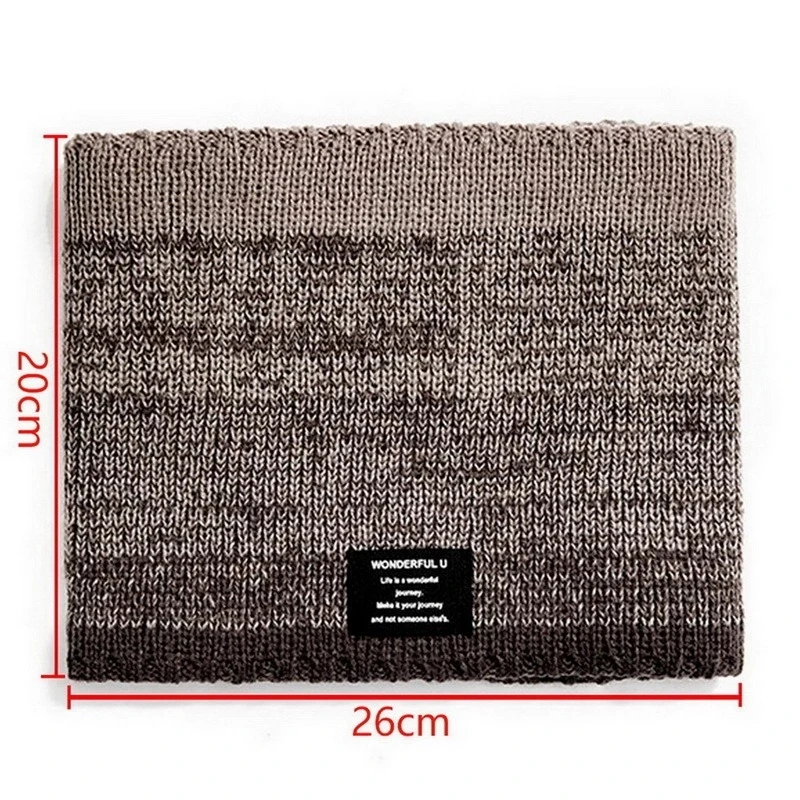 남성용 겨울 스카프 양털 링 반다나 니트 따뜻한 솔리드 - Handkerchief Cotton Men 리뷰 및 가격