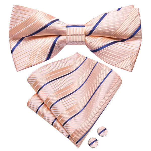 남성용 보타이 손수건 커프스 링크스 프리타이드 레드 화 - Silk Tie Striped 리뷰 및 가격
