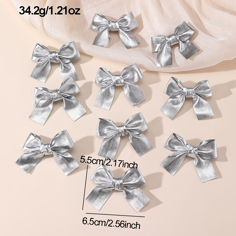 금색과 은색 리본 머리핀, 20/10/4개 팩, 소녀용 - Tie Clip Silver 리뷰 및 가격
