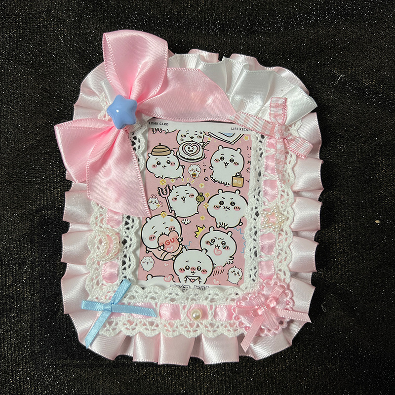로리타 메이드 레이스 수제 신분증 홀더 귀여운 배지 릴 - Lanyard Badge Holder 리뷰 및 가격