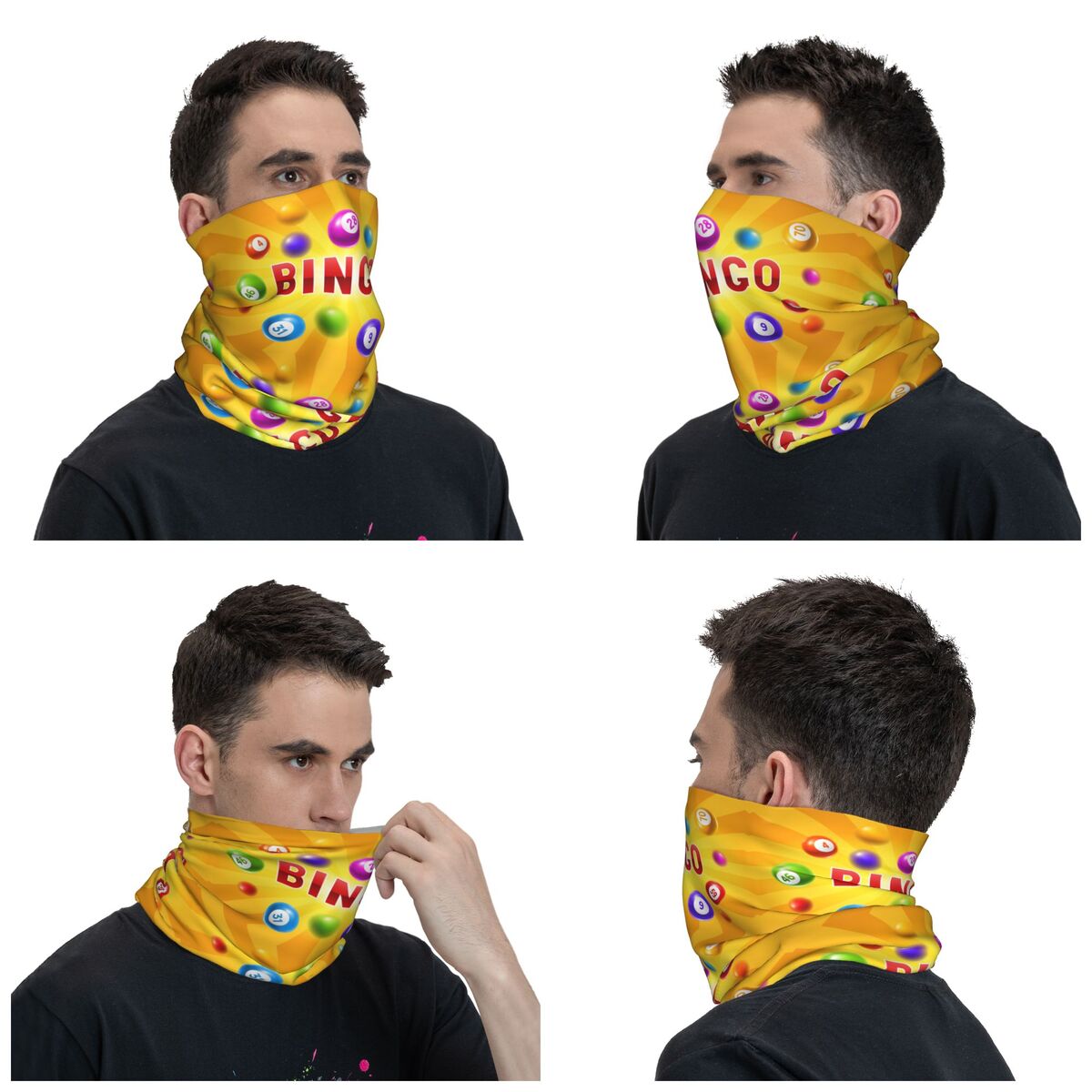 맞춤형 핫 게임 빙고 반다나 넥 워머 여성 남성 겨울  - Neck Warmer Tube 리뷰 및 가격