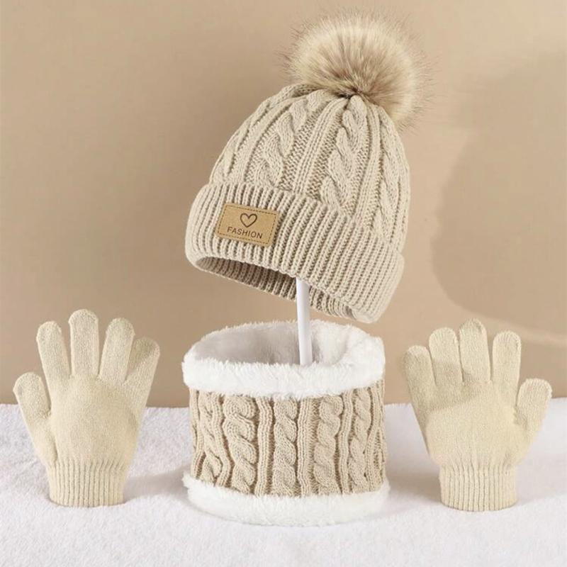 유아 어린이 Pom Pom 장식 비니 & 인피니티 스카 - Infinity Scarf Knit 리뷰 및 가격