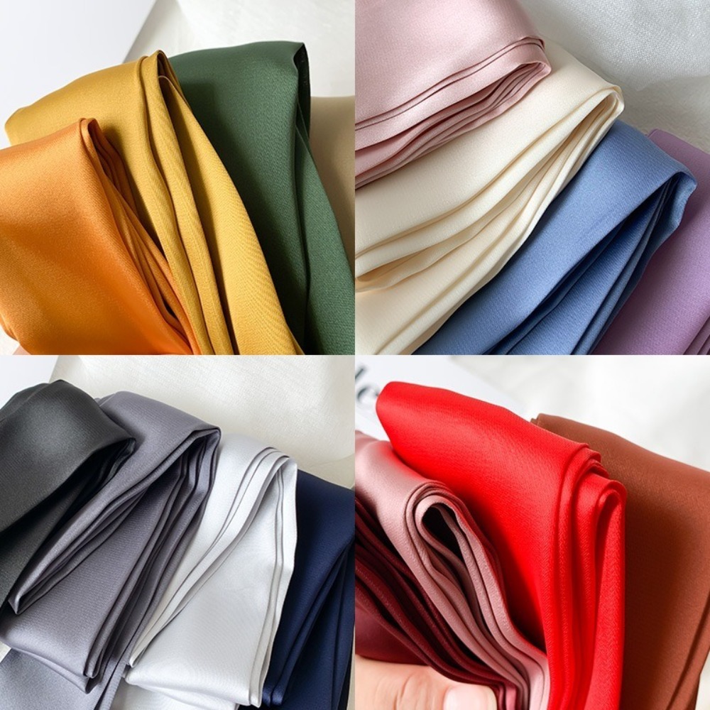 섬세한 롱 헤어 스카프 실크 헤어밴드 헤어 랩 단색 우 - Head Wrap Turban 리뷰 및 가격