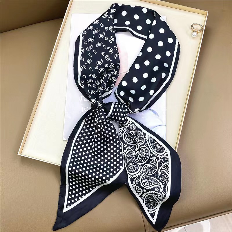 럭셔리 얼룩말 프린트 실크 스퀘어 스카프 여성용 부드러 - Silk Tie Striped 리뷰 및 가격