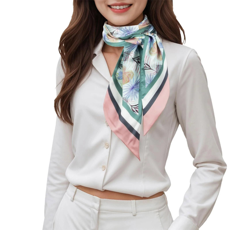 패션 줄무늬 머리 리본 스카프 여성 목 넥타이 가방 스 - Ascot Neck Scarf 리뷰 및 가격