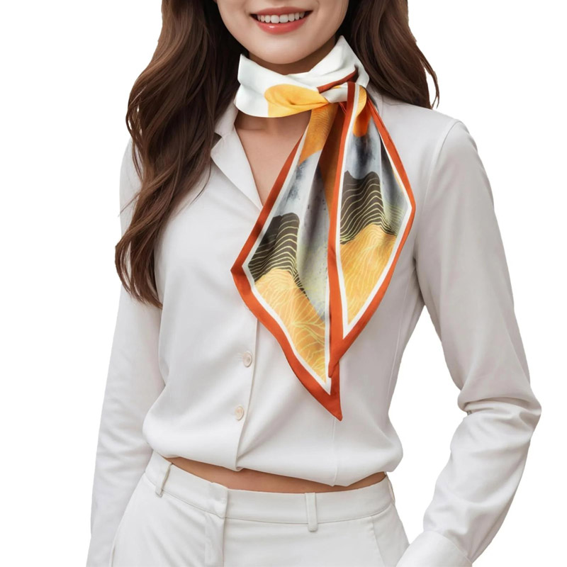 패션 줄무늬 머리 리본 스카프 여성 목 넥타이 가방 스 - Ascot Neck Scarf 리뷰 및 가격