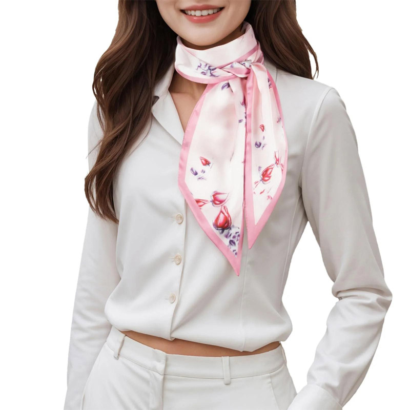 패션 줄무늬 머리 리본 스카프 여성 목 넥타이 가방 스 - Ascot Neck Scarf 리뷰 및 가격