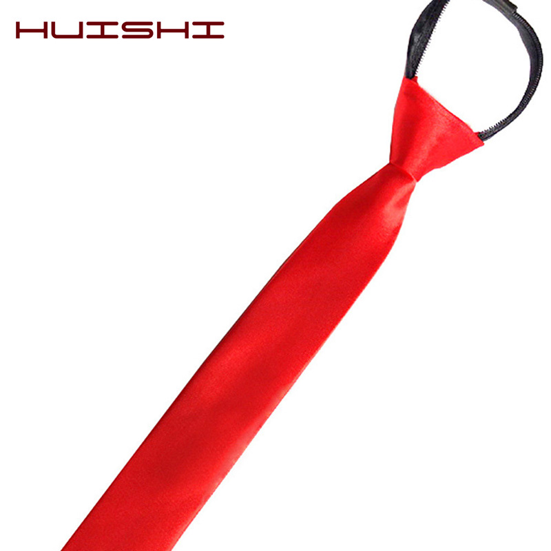 HUISHI 남성 지퍼 넥타이 스키니 5cm 사전 묶인 - Skinny Tie Men 리뷰 및 가격