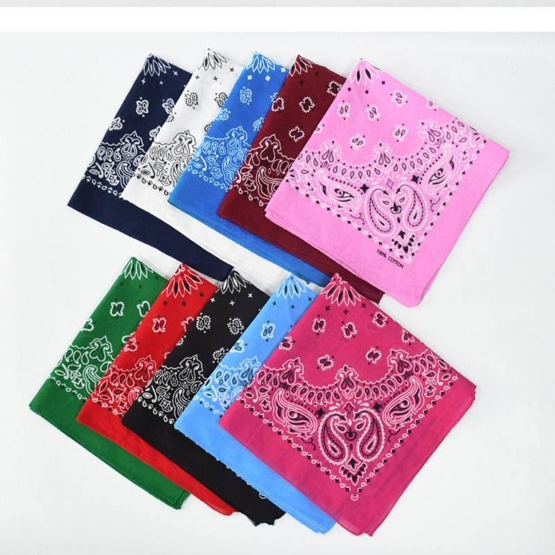 남녀 공용 빈티지 스퀘어 스카프 서양식 반다나 손수건  - Handkerchief Cotton Men 리뷰 및 가격