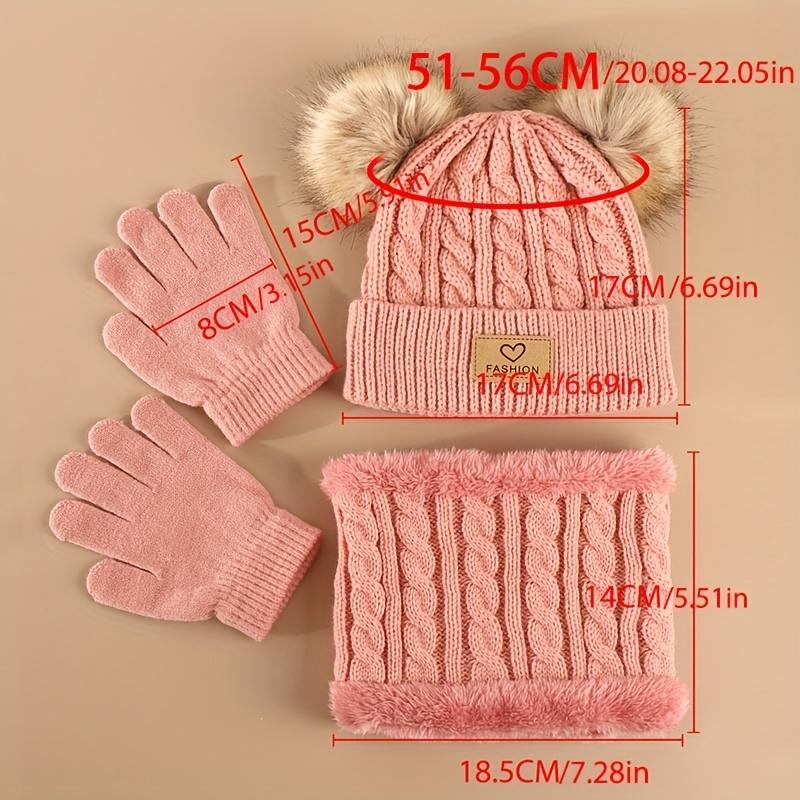 유아 어린이 Pom Pom 장식 비니 & 인피니티 스카 - Infinity Scarf Knit 리뷰 및 가격