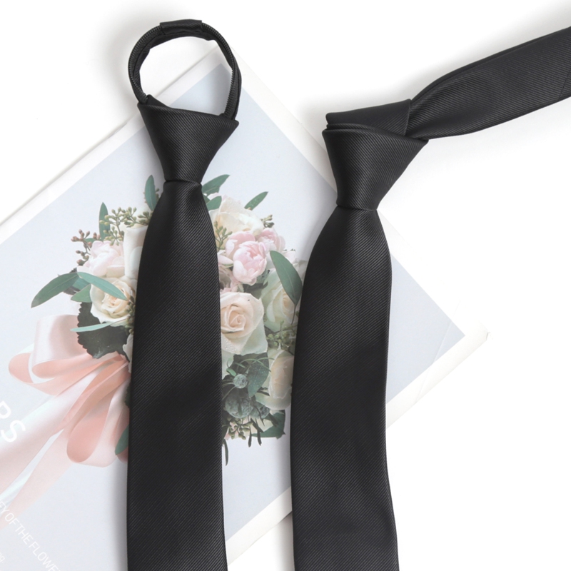 블랙 컬러 지퍼 타이 수제 고품질 넥타이 스키니 6CM - Skinny Tie Men 리뷰 및 가격