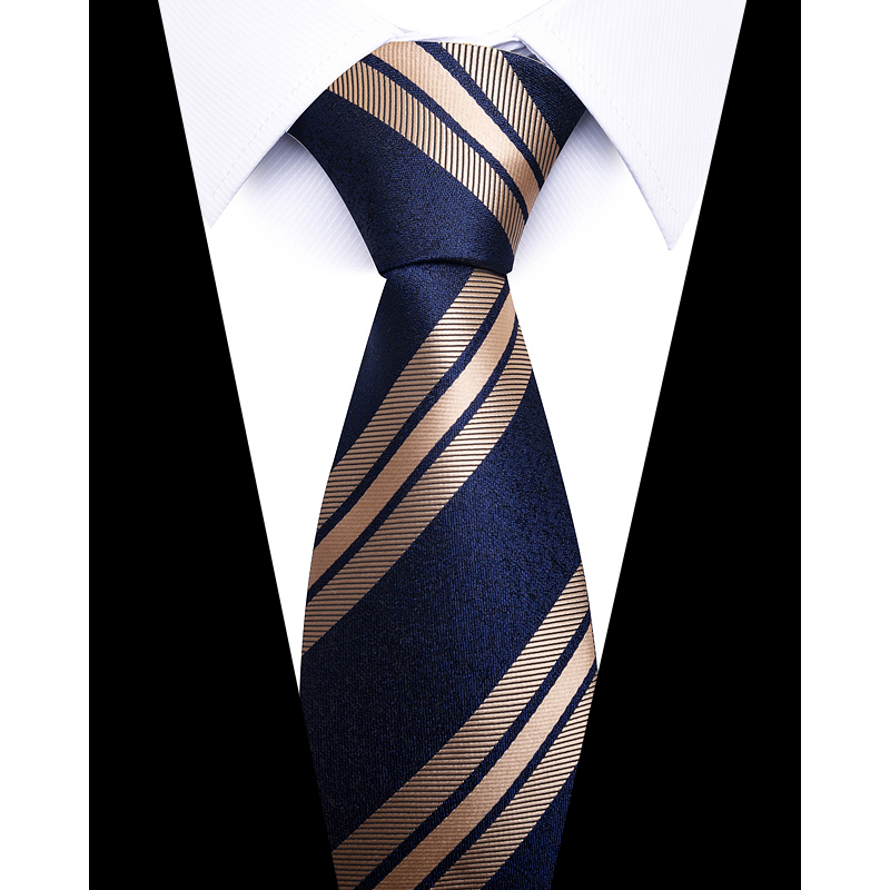 100% 실크 브랜드 8 cm 넥타이 남성 최신 디자인 - Silk Tie Striped 리뷰 및 가격