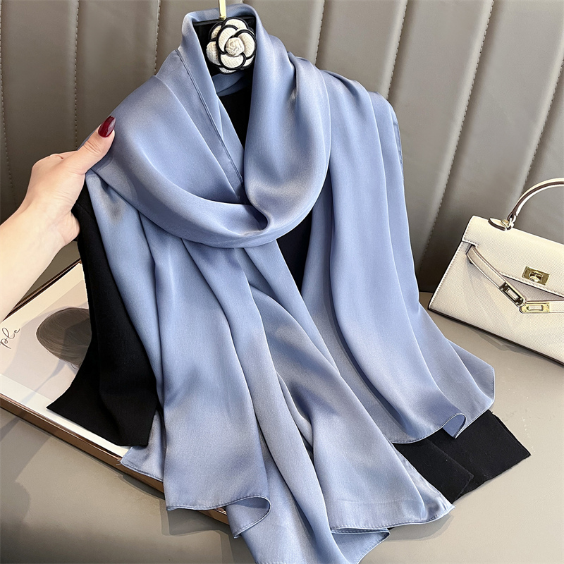 2024 럭셔리 브랜드 봄 대형 긴 파시미나 여성 스카 - Scarf Silk Square 리뷰 및 가격