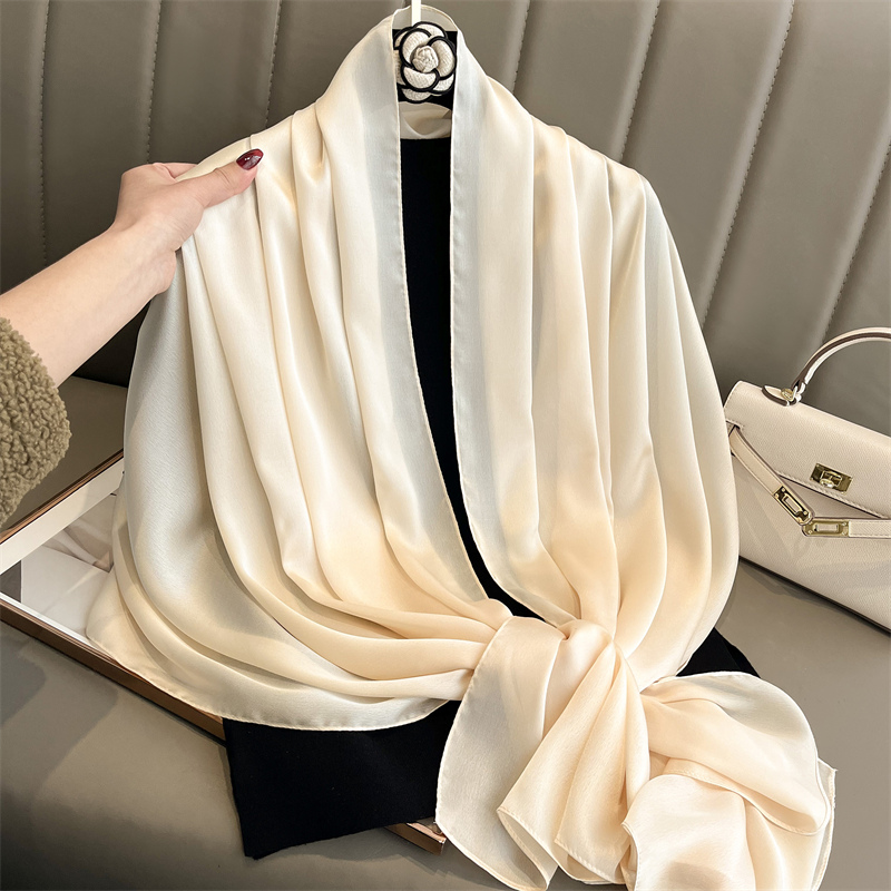 2024 럭셔리 브랜드 봄 대형 긴 파시미나 여성 스카 - Scarf Silk Square 리뷰 및 가격