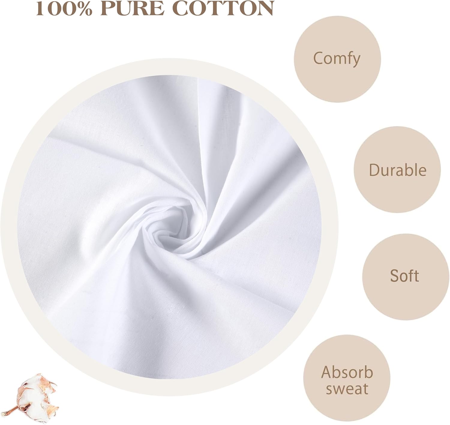 남성용 순백색 100% 면 손수건 - Handkerchief Cotton Men 리뷰 및 가격