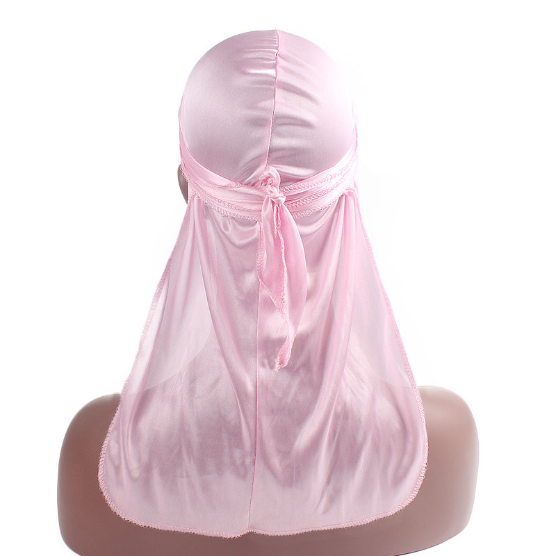 새틴 듀라그 여성 남성 헤드스카프 터번 롱테일 헤드 스 - Bandana Doo Rag 리뷰 및 가격