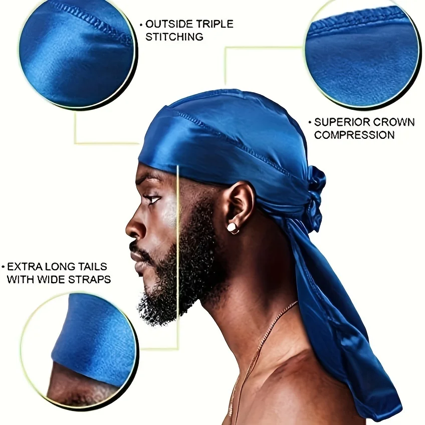 남성용 실크 듀라그 보닛 반다나 실키 듀 래그 두 래그 - Bandana Doo Rag 리뷰 및 가격